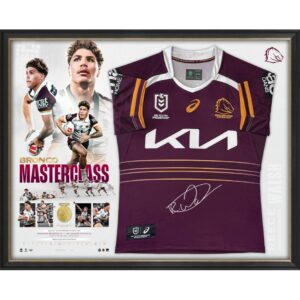 Broncos Reece Walsh Signed Jersey Display