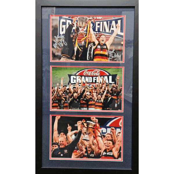 Adelaide Mark Bickley & Malcolm Blight Signed 97,98 Premiers Collage