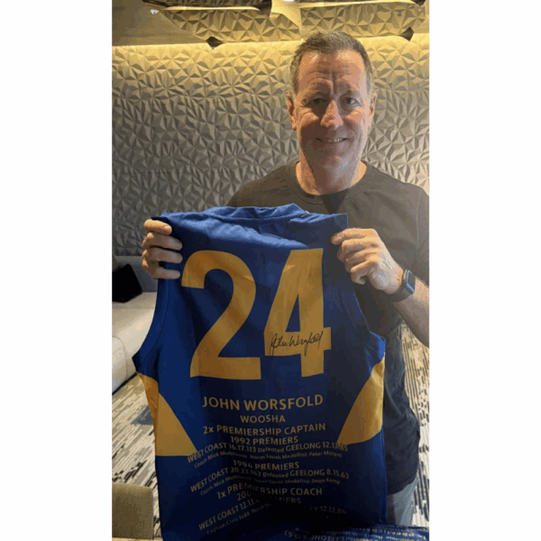 West Coast John Worsfold 3x Premiership Jumper