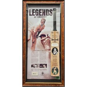 Shane Warne & Don Bradman Signed Frame
