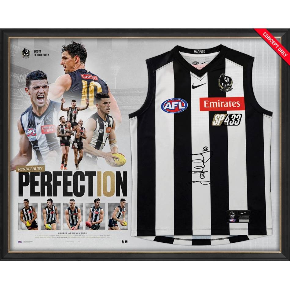 Collingwood Scott Pendlebury 433 Record Breaker Guernsey